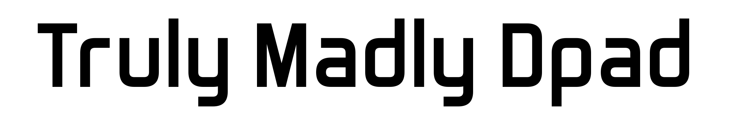 Truly Madly Dpad
